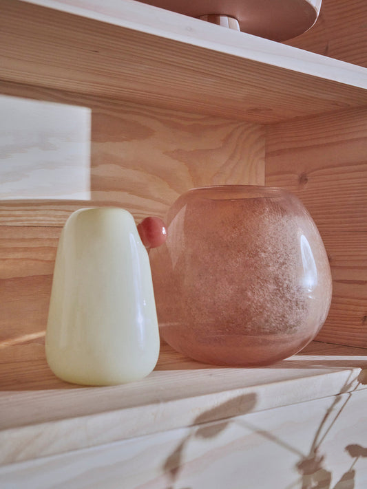 Lasi Vase - Medium - Taupe Vase OYOY
