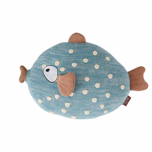Little Finn Cushion - Blue Soft Toys OYOY