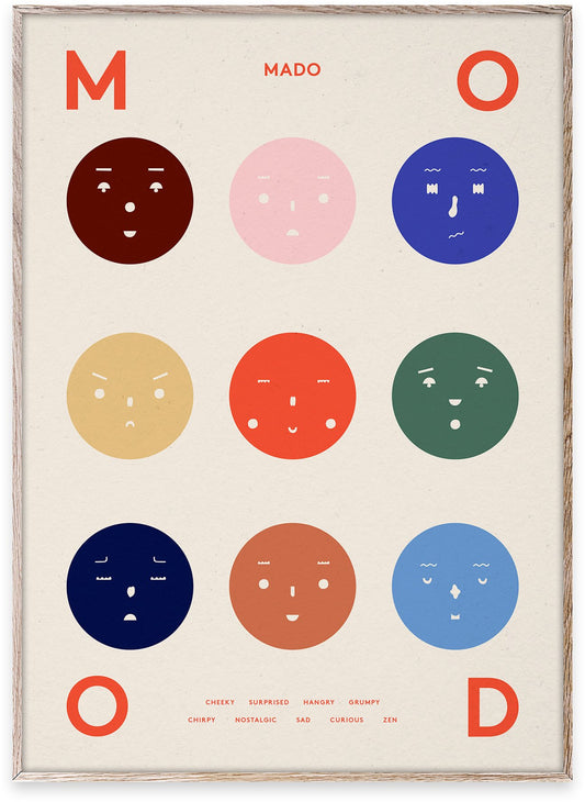 MADO Nine Moods 50x70 cm Poster Nofred