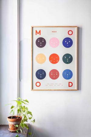 MADO Nine Moods 50x70 cm Poster Nofred