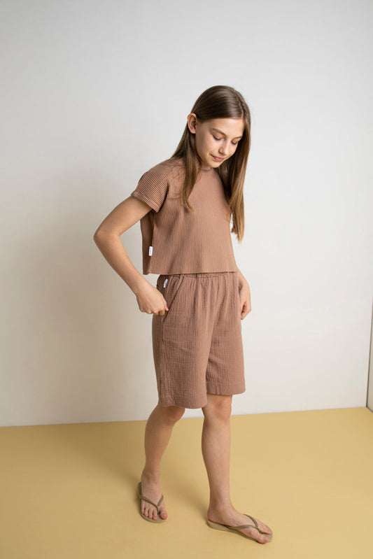 Bermuda Muslin Sand Shorts Mingo