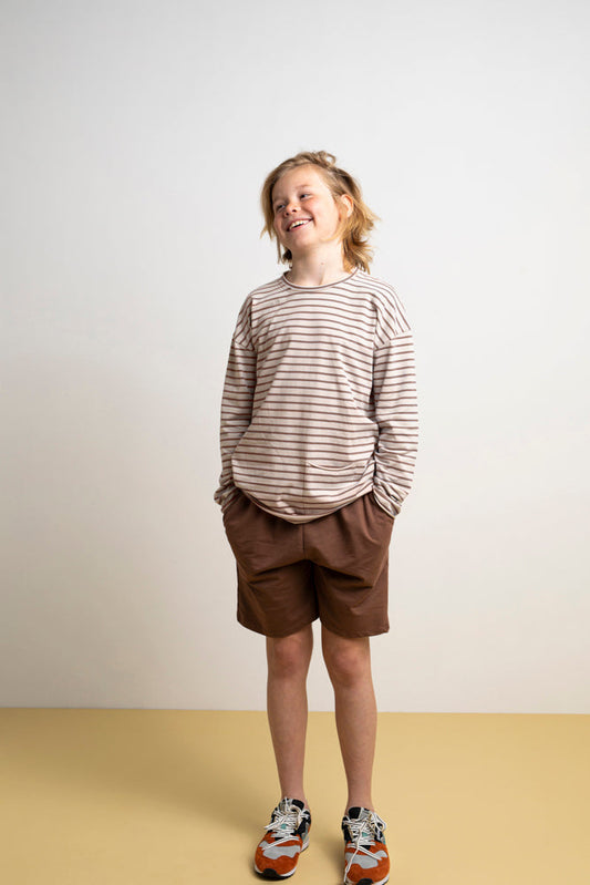 Oversized Longsleeve Stripe Baobab Tops Mingo