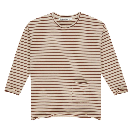 Oversized Longsleeve Stripe Baobab Tops Mingo