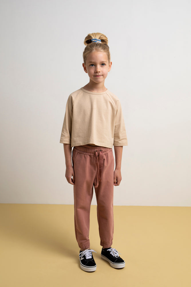 High Rise Jogger Cactus Flower Trousers Mingo