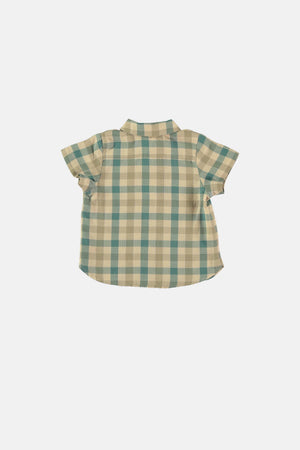 Moss agate woven baby shirt Tops Coco au lait