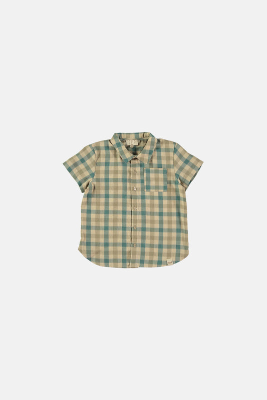 Moss agate woven shirt Tops Coco au lait