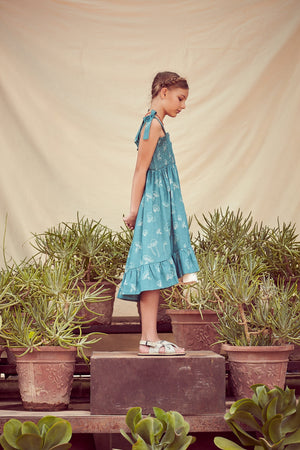 Mushroom cotton linen dress Dresses Coco au lait