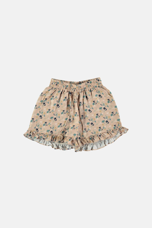 Mushroom forest shorts Shorts Coco au lait