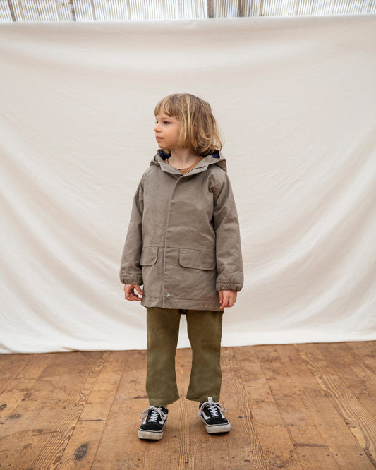 Jaro Waxed Cotton Jacket / stone AW21-DE Matona