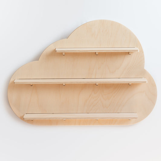 Dream Cloud Shelf – Wooden Hanging Wall Wallart Midmini