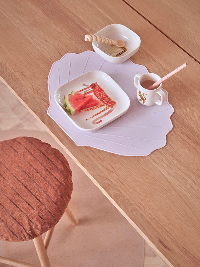 Moira Tableware Set Strawberry Cat - Offwhite Kids Tableware OYOY