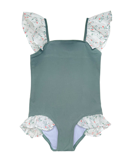 Nereida Swimsuit Green Swimwear Cosmosophie