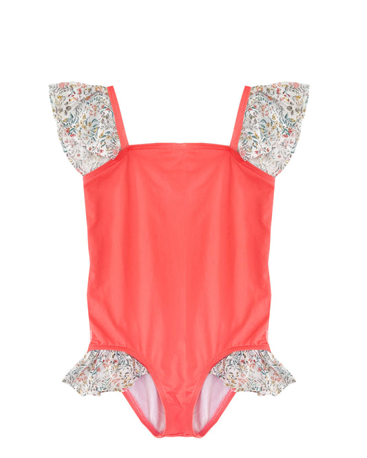 Nereida Swimsuit Coral Swimwear Cosmosophie
