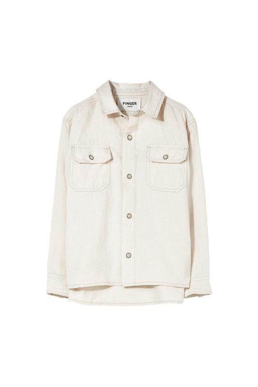 NEW DUSK Raw Ecru - Long Sleeve Shirt