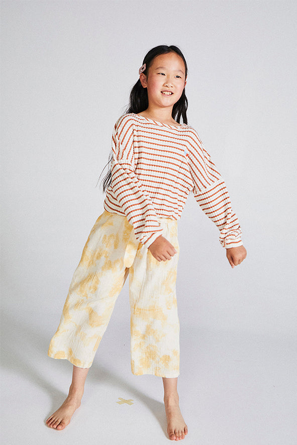 Nina Clay Stripes Sweater Tops Pinata Pum