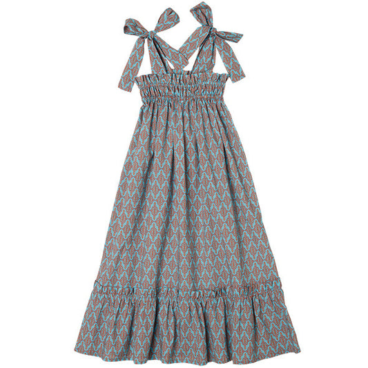Nightdress Azteca Blue-pink