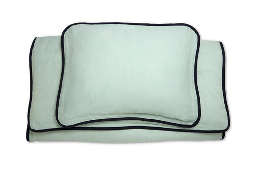 Nina - Bed set Glacier/Navy Bedding Bihan