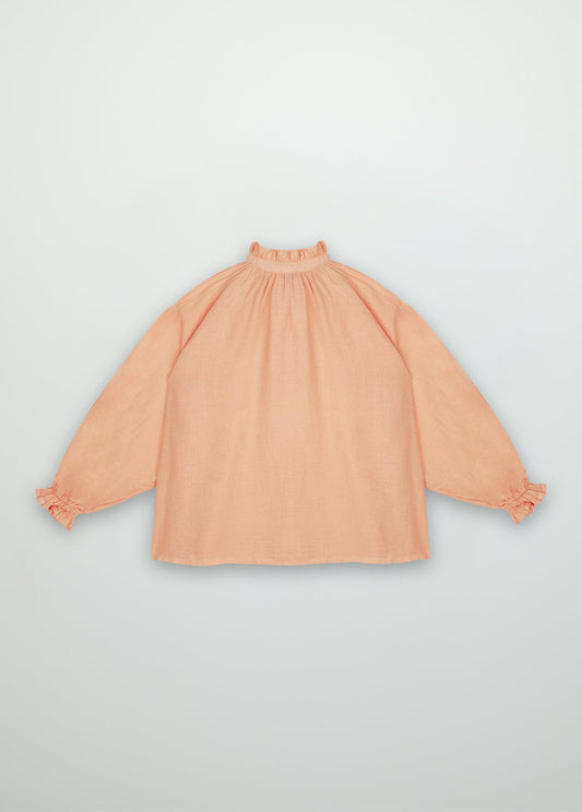 Olivia Blouse Apricot Tops The New Society