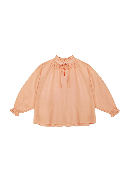 Olivia Blouse Apricot Tops The New Society