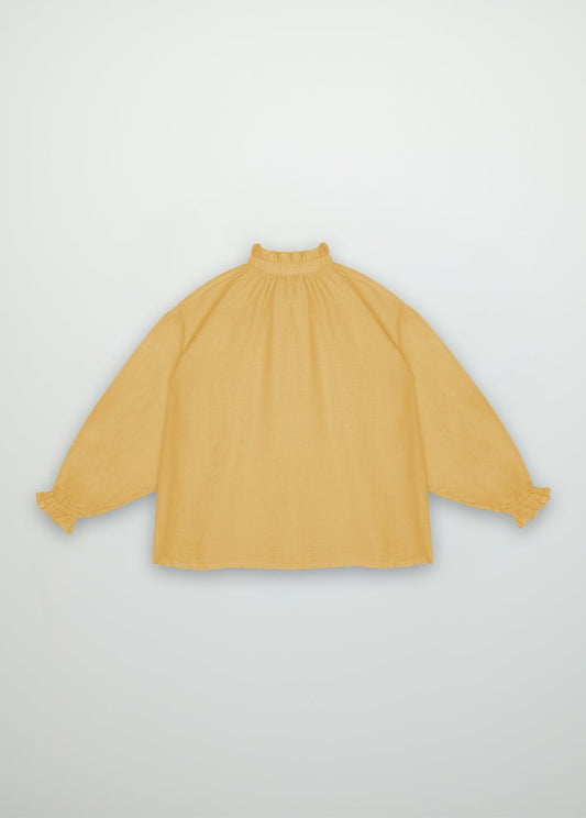 Olivia Blouse Mustard Tops The New Society
