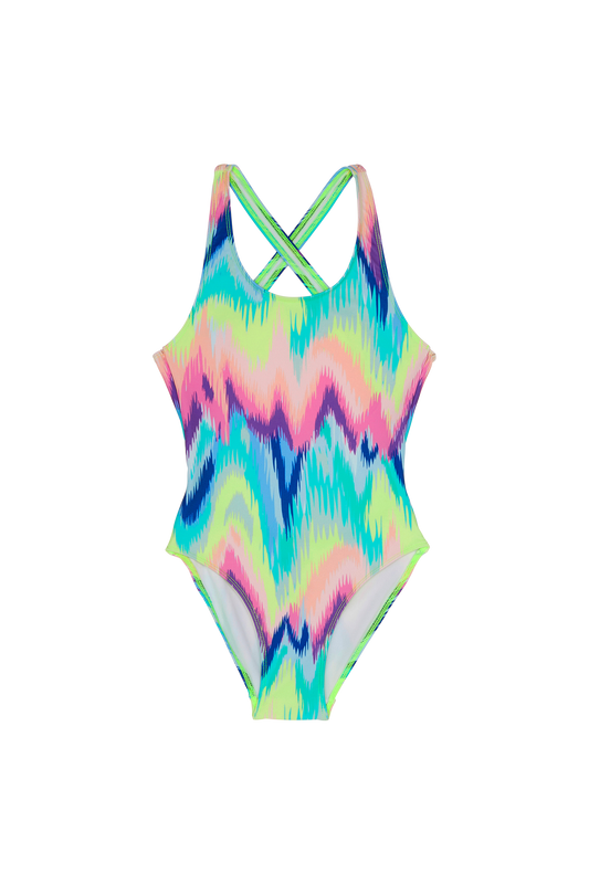 OLIVIA Multicolor Psychedelic - Swimsuit