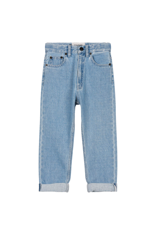 OLLIBIS Bleached Blue - 5-Pocket Tapered Fit Jeans