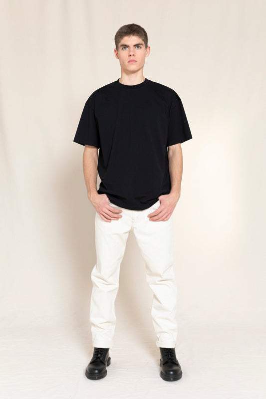 OLLIBIS Raw Ecru - 5-Pocket Tapered Fit Jeans