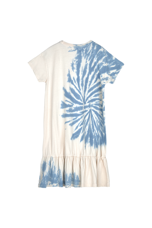 PATTI Blue Tie & Dye - Oversized Dress
