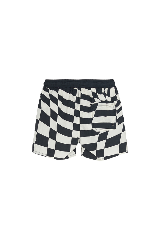 POOLBOY Black Twisted Checkers - Swimming Shorts | Women