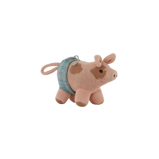 Pig Mini Hugo - Rose Soft Toys OYOY