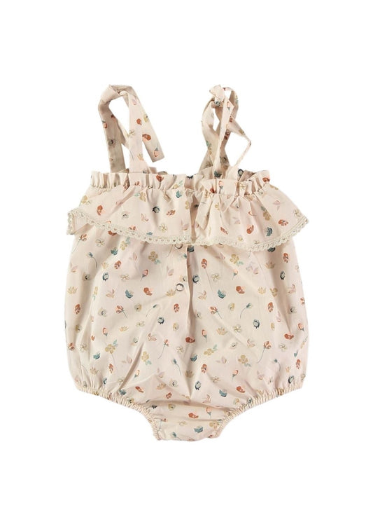 Wild flower romper Baby Grows Coco au lait
