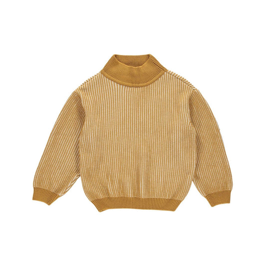 Mustard Knit Pullover Tops MonKind