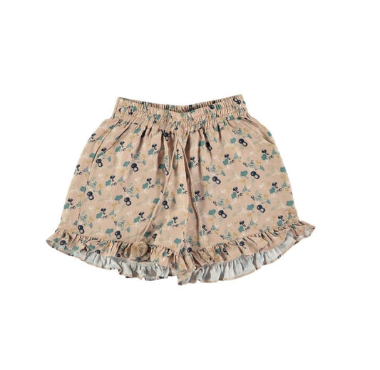 Mushroom forest shorts Shorts Coco au lait