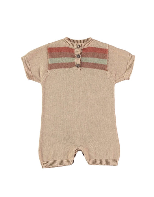 Knitted baby overalls Baby Grows Coco au lait