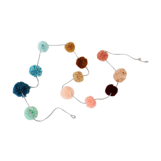 Pom Pom Garlander - Multi Accessories - MINI OYOY