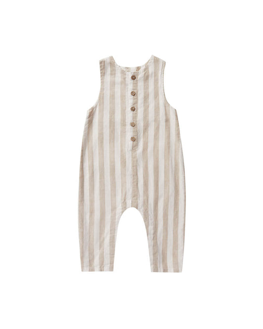 button jumpsuit grey stripe Jumpsuits / Overalls Neo Family