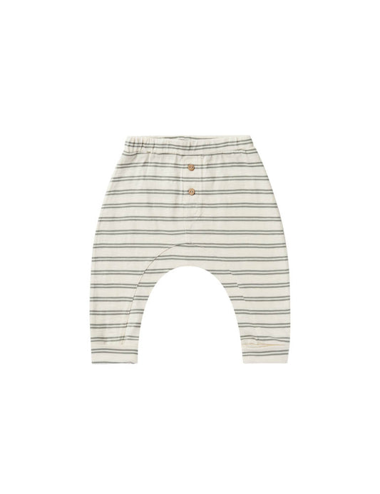 Baby Cru Pant Aqua Stripe