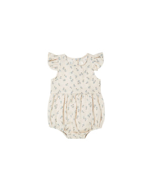 Amelia Romper Blue Ditsy