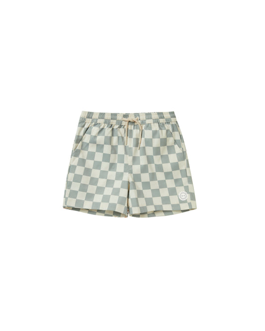 boardshort light blue check Swimwear Neo Family