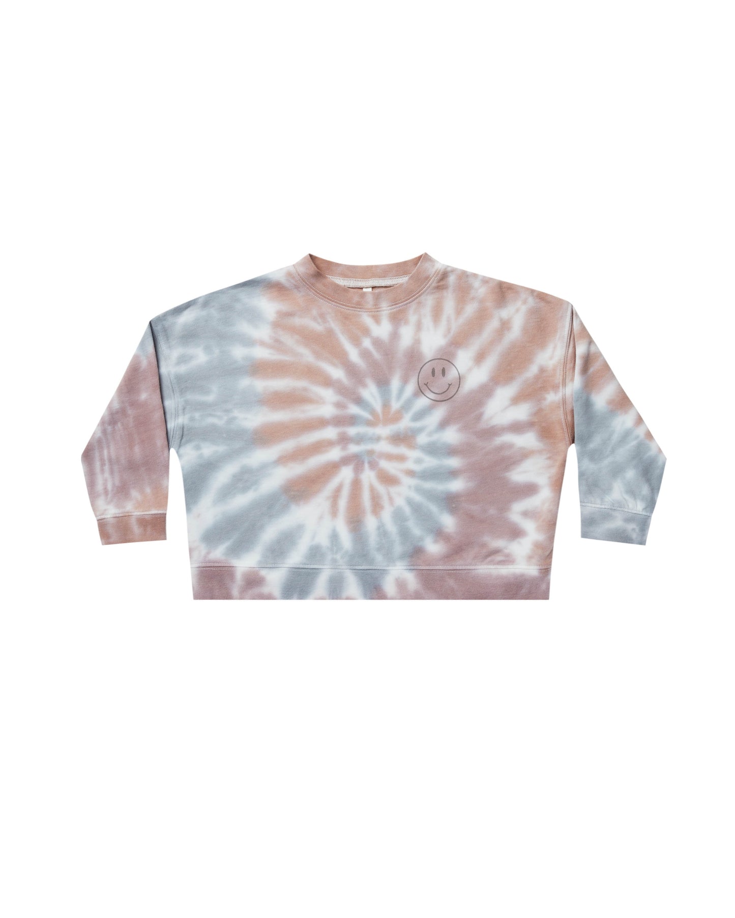 Boxy Pullover Rainbow Tie Dye