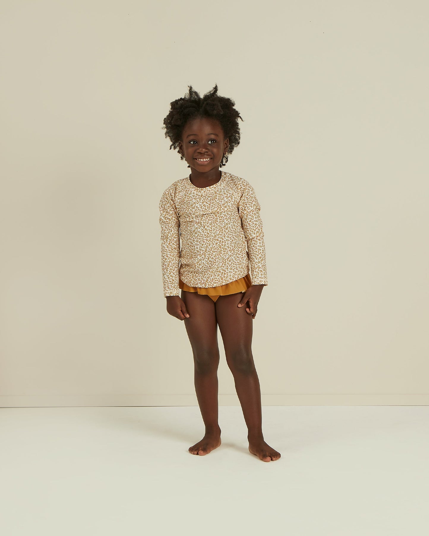 rashguard girls set marigold Swimwear Neo Family