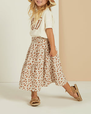 tiered midi skirt garden Skirts Neo Family