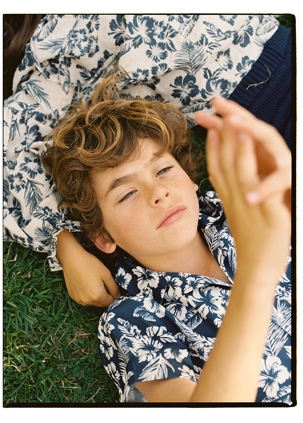 Hibiscus Boy Shirt Print Tops The New Society