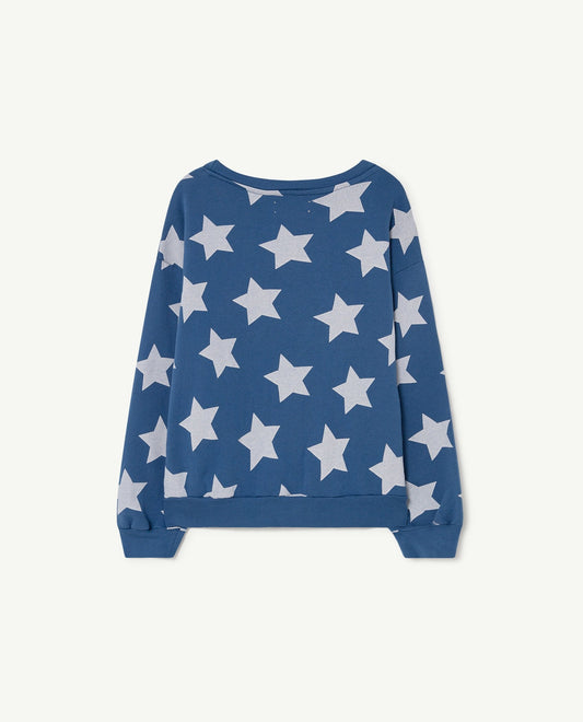 Bear kids+ sweatshirt blue Stars Sweatshirts The Animals Observatory