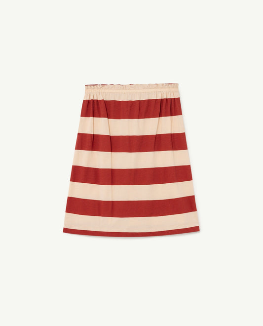 Stripes Kitten skirt Beige Skirts The Animals Observatory