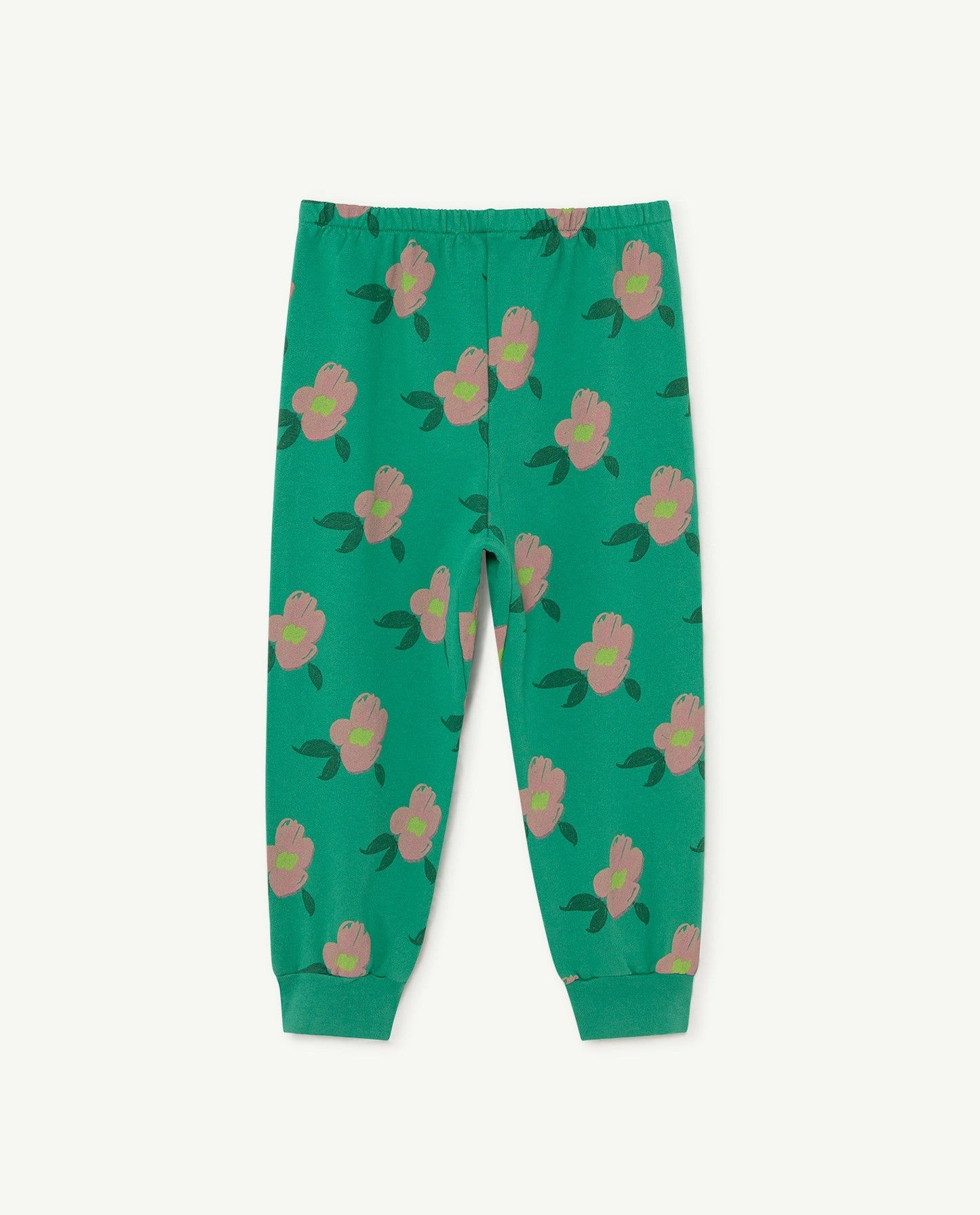 Panther pants Green flowers Trousers The Animals Observatory