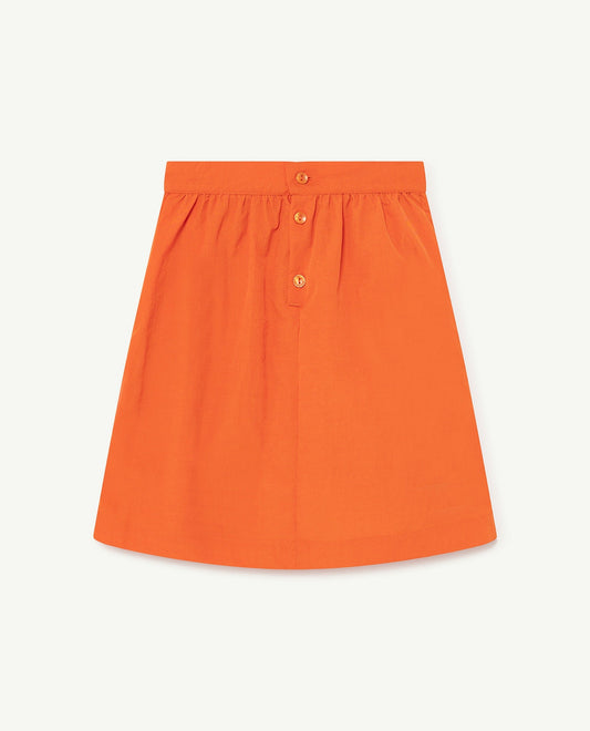 Bird kids skirt orange logo Skirts The Animals Observatory