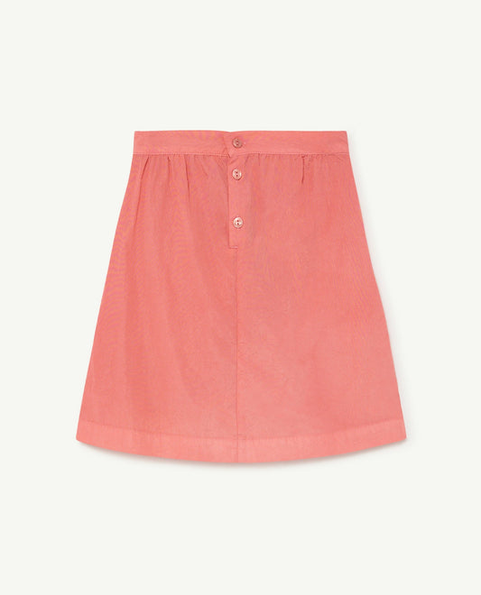 Bird kids skirt pink logo Skirts The Animals Observatory