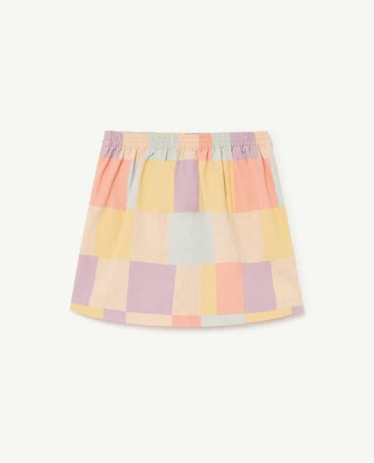 Wombat skirt Beige cubes Skirts The Animals Observatory