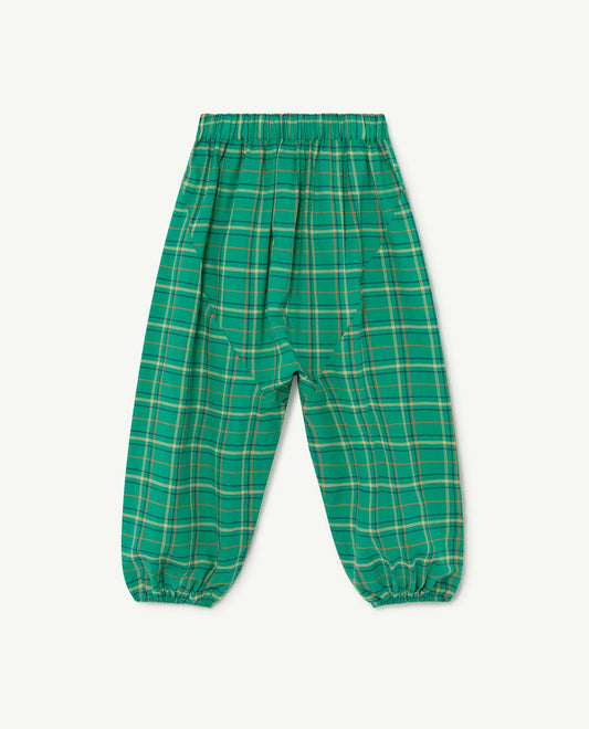 Buffalo kids pants green logo Trousers The Animals Observatory